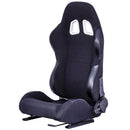 Sportstoel textiel zwart