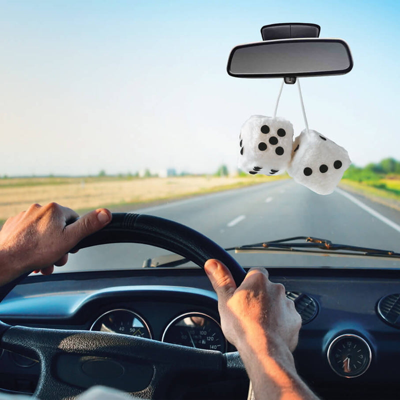 Dobbelstenen 7x7cm wit