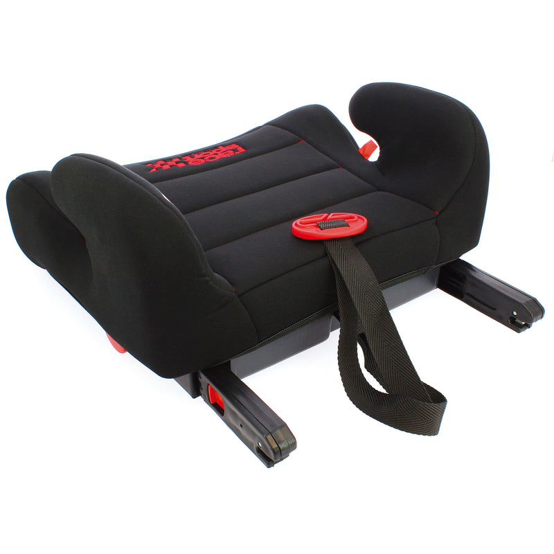 Zitverhoger RACESPORT groep 2 / 3 zwart - ISOFIX