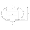 Menabo dakdrager Tiger zwart geschikt voor Audi A3 Sportback (8P) (2004-2013)-4